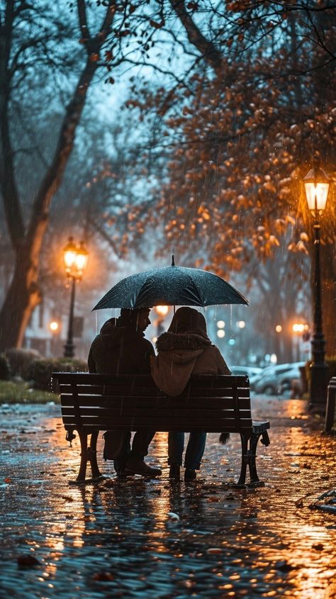 Rain Photography Couple, Holding Hands In The Rain, Couple In Rain, Rainy Day Photography, Camera Wallpaper, Iphone Wallpaper For Guys, Cartoon Love Photo, Moon Poster, Photo To Cartoon