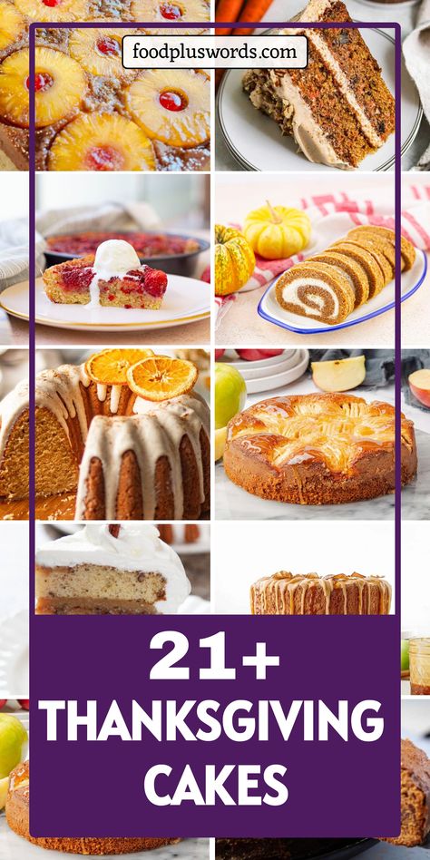 Indulge in the ultimate Thanksgiving treat with these mouthwatering cake ideas! Move over pies, because these cakes are here to steal the show. Bursting with fall flavors and moist textures, they're a must-have for your holiday spread. From easy recipes to unique designs, these cakes will make your Thanksgiving extra special.  | Cake For Thanksgiving Desserts | Thanksgiving Dessert Cake | Thanksgiving Cake Recipes | Thanksgiving Cakes Ideas | Best Thanksgiving Cakes, Holiday Cakes Thanksgiving, Cake Recipes Thanksgiving, Thanksgiving Cake Recipes, Cake Recipes For Thanksgiving, Thanksgiving Cake Ideas, Cake For Thanksgiving, Pumpkin Pecan Coffee Cake, Thanksgiving Desserts Cake