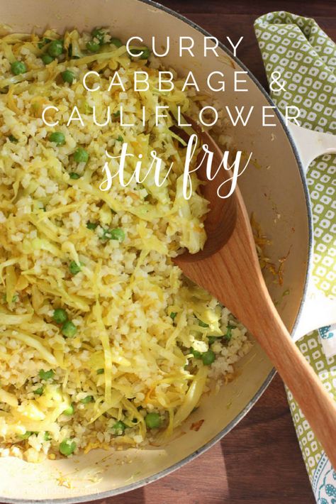 Curry Cabbage, Stir Fried Cabbage Recipes, Broccoli With Garlic Sauce, Cabbage Cauliflower, Asian Stir Fry Recipe, Cauliflower Stir Fry, Stir Fry Sauce Recipe, Vegetable Stir Fry Recipe, Homemade Stir Fry