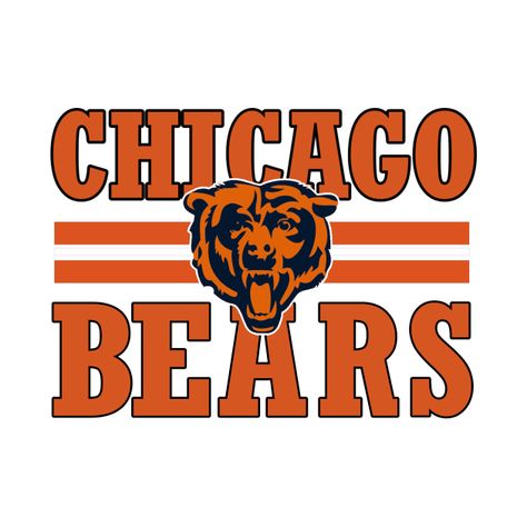 Chicago Bears Svg, Sublimation Items, Nfl Logos, Chicago Bears Logo, Wreath Logo, Art Football, Tee Designs, Sublimation Ideas, Nfl Chicago Bears