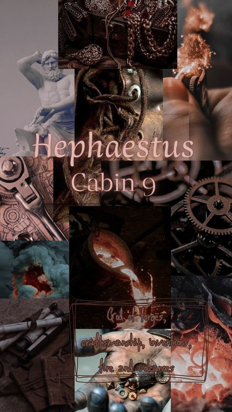 Percy Jackson Hephaestus, Percy Jackson Cabin 8 Aesthetic, Hephaestus Cabin Aesthetic, Hephaestus Wallpaper, Cabin 9 Aesthetic, Cabin 9 Hephaestus Aesthetic, Percy Jackson Cabins Aesthetic, Hephaestus Aesthetic, Pjo Fanfic