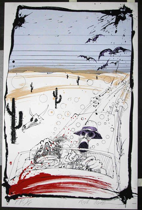 Ralph Steadman Ralph Steadman Art, Ralph Steadman, Scary Drawings, Hunter S Thompson, Fear And Loathing, Tinta China, George Orwell, Illustrations And Posters, Caricatures