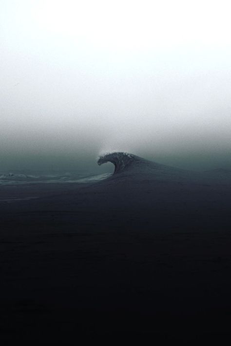 Scary Ocean, Lifestyle Art, What Is Tumblr, Dark Aesthetic, The Ocean, Airplane View, Aesthetic Pictures, Art Gallery, Tumblr