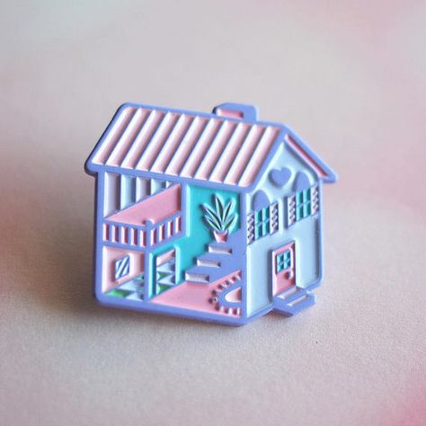 Pastel Dollhouse, Purple Dollhouse, Game Cute, Pastel Cupcakes, Goth Clothing, Pin Game, Pretty Pins, Cool Pins, T Shirt Yarn