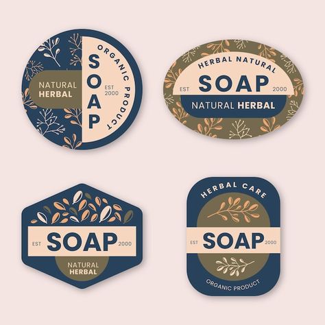 Soap Packaging Diy, Handmade Logo Design, Cosmetic Labels Design, Candle Logo Design, Label Produk, Soap Labels Template, Soap Packaging Design, Candle Logo, Handmade Logo