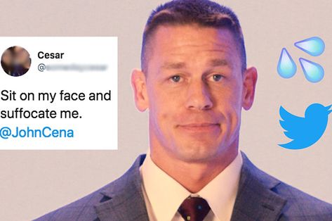 We Had John Cena Read Thirst Tweets About Himself And Now We're More Thirsty Than Ever Thirst Tweets, Fry An Egg, Tweets Funny, John Cena, An Egg, I Don't Know, Buzzfeed, Then And Now, And Now