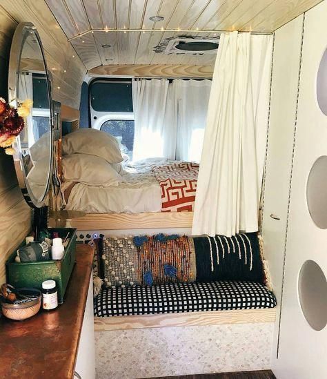 Van Inspiration, Kombi Home, Campervan Interior, Camper Makeover, Van Home, Camper Van Conversion, Van Living, Van Interior, Van Design