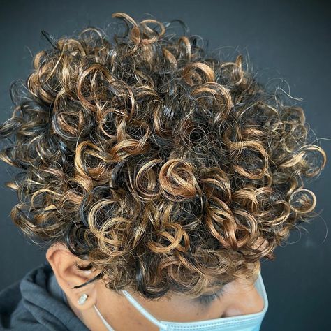 Men Hair Color Highlights, Blonde Highlights Curly Hair, Blond Rose, Dark Curly Hair, Brown Hair Men, Dyed Curly Hair, Highlights Curly Hair, Men Haircut Curly Hair, Blonde Tips