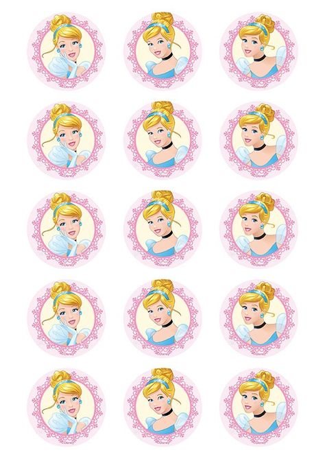 Princess Birthday Cupcakes, Cinderella Cupcake Toppers, Snow White Cupcakes, Disney Princess Party Supplies, Cinderella Cake Topper, Disney Princess Cake Topper, Superhero Cupcake Toppers, Cinderella Cupcakes, Disney Princess Cupcakes