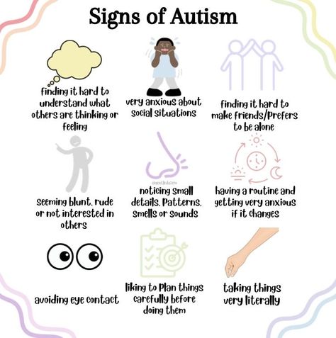 Asd Symptoms, Understanding Emotions, Mental Health Facts, Different Signs, Mental Disorders, Spectrum Disorder, Signs And Symptoms, Mental And Emotional Health, The Signs