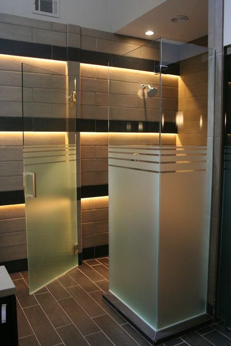 Frosted Glass Door Bathroom, Frosted Shower Doors, Frosted Glass Shower Door, Glass Door Bathroom, Shower Door Designs, Bathroom Shower Doors, Shower Cubicle, Bathroom Partition, Frosted Glass Door