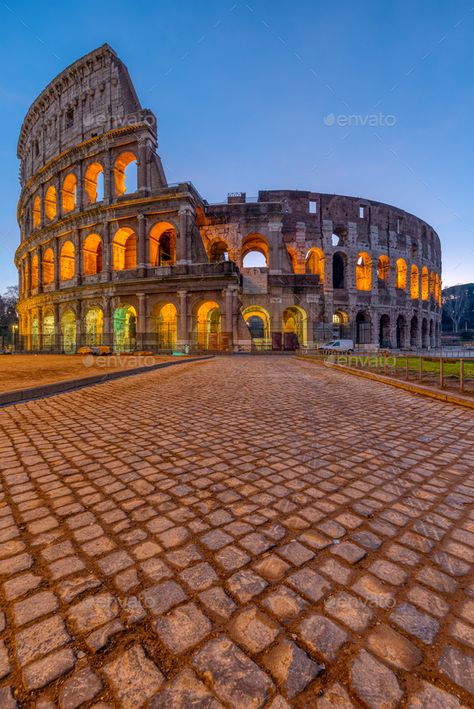 The famous Colosseum by elxeneize. The famous Colosseum in Rome at dawn #AD #Colosseum, #famous, #elxeneize, #dawn Colosseum Rome, Italian Architecture, Living In Italy, Travel Japan, Book Illustrations, Travel Trip, Iconic Landmarks, Rome Italy, Amalfi Coast