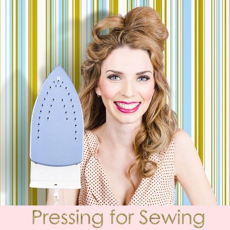 Pressing Fabric for Sewing - Pressing vs Ironing | TREASURIE Sewing Machine Tension, Sewing Terms, Handmade Tutorial, Sewing Seams, Sewing Machine Thread, Baby Dress Pattern, Sewing Pattern Shop, Fabric For Sewing, Girl Dress Pattern