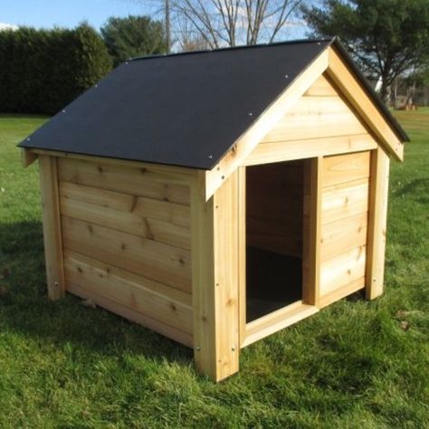 Infinite Cedar DogHouse36x36 The Ultimate Dog House * Click image to review more details. (This is an affiliate link) #DogHouses Small Dog House, Wood Dog House, Build A Dog House, Wooden Dog House, Large Dog House, Outdoor Dog House, Dog House Plans, Cedar Deck, Dog House Diy