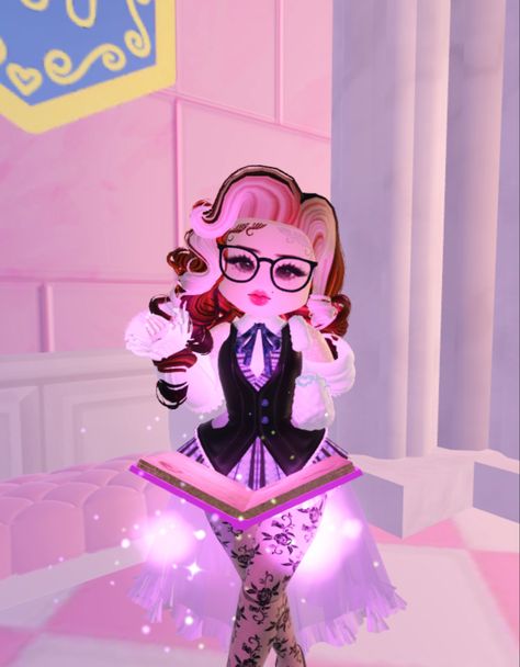 Royale high , rh ,school uniform , nerd girly , magic studying #royalehigh #royalehighoutfits #royalehighoutfitideas Royale High Uniform, Royale High School Uniform, Royale High School, High School Uniform, Royale High, Roblox Avatars, Art Reference, High School, Anime