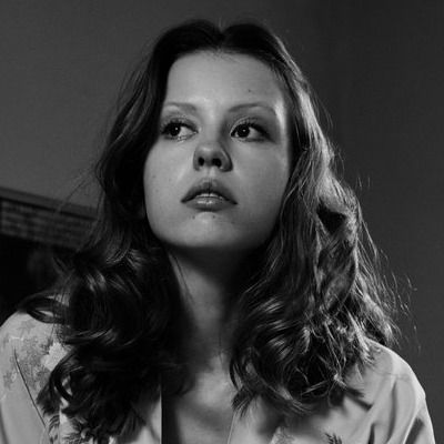 Mia Goth, A Woman, Black And White, White, Black