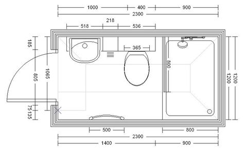 تصميم دورة مياه, Small Bathroom Plans, Bathroom Layout Plans, Small Shower Room, Small Bathroom Layout, Small Floor Plans, Bathroom Dimensions, Bathroom Plans, Bathroom Floor Plans