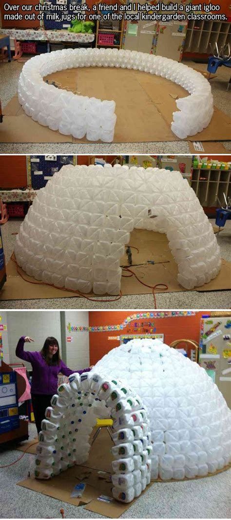 igloo made of milk cartons - Yahoo Search Results Milk Jug Igloo, Milk Cartons, Nursery Activities, Daycare Ideas, Celebration Ideas, Baby Prep, Recycled Projects, Milk Carton, Activity Ideas