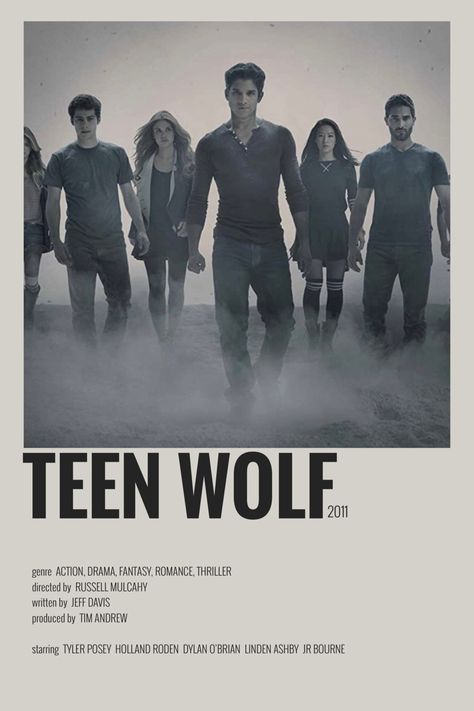 Teen Wolf Poster, Teen Wolf Movie, Poster Polaroid, Polaroid Movie Poster, Teen Wolf Seasons, Iconic Movie Posters, Series Poster, Desenhos Harry Potter, Film Posters Minimalist