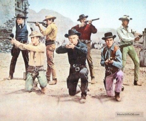 Magnificent Seven The Magnificent Seven 1960, Yup Brynner, Magnificent Seven 1960, Horst Buchholz, James Coburn, Magnificent 7, Old Western Movies, Robert Vaughn, Magnificent Seven