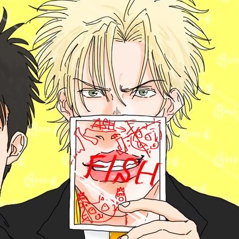 Banana Fish Matching Icons, Eiji And Ash, Ash And Eiji, Ash Eiji, Ash X Eiji, Gay Fish, Ash Lynx, Banana Art, Banana Fish