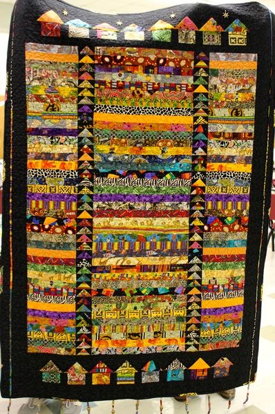 Village Quilt, Aboriginal Fabric, African American Quilts, African Quilts, Creeper Minecraft, Bright Quilts, Flying Geese Quilt, String Quilt, String Quilts