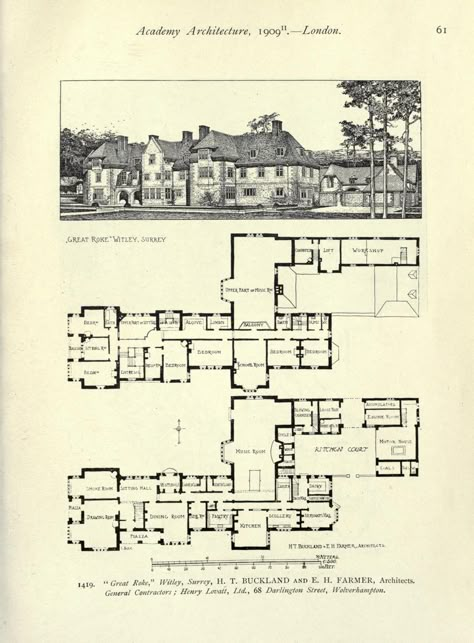 Manor Layout, Basic Stretches, Mansion House Plans, Architectural Blueprint, Manor Floor Plan, Mansion Plans, Grand Mansion, Vintage Floor Plans, Castle Floor Plan