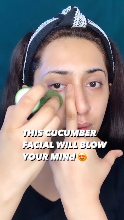 Beginner Skin Care Routine, Cucumber For Face, Skin Care Home Remedies, Clear Skin Face, Clear Healthy Skin, Glowing Skin Mask, Diy Skin Care Routine, Natural Face Skin Care, Eye Exercises