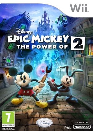 Disney Epic Mickey, Epic Mickey 2, Epic Mickey, Wii Fit, Disney Cartoon Characters, Oswald The Lucky Rabbit, Lucky Rabbit, Wii Games, Disney Theme Parks