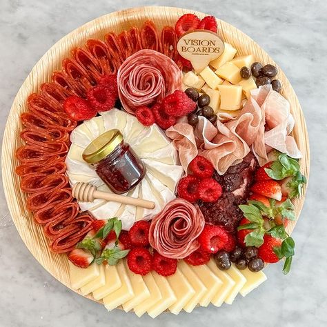 Carissa | Charcuterie Experiences | Charcuterie 101 ✨ #charcuterie #charcuterieboard #charcuterieplatter #charcuteriegoals #charcuterieboards #charcuterielove #cheeseboard… | Instagram White Themed Charcuterie Board, Red And White Charcuterie Board, Berry And Chocolate Charcuterie, Fruit Veggie Meat Cheese Charcuterie Board, Meat Cheese Fruit Platter Charcuterie Board, Charcuterie Platter, Charcuterie Board, Cheese Board, Cheese