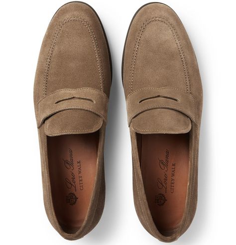 Suede Penny Loafers by Loro Piana Lora Piana, Loro Piana Men, Mens Loafers Shoes, Piano Man, Men Loafers, Loro Piana, Penny Loafers, Loafer Shoes, Loafers Men