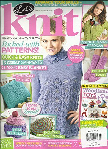 Knitted Stuff, Simply Knitting, Open Library, Spring Cardigans, Creative Knitting, Baby Knitting Patterns Free, Crochet Magazine, Knitting Magazine, Knitting Books