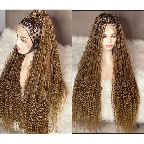 Twist Bohemian, Wig Updo, Updo Wig, Bohemian Braid, Goddess Braid, Cornrow Wig, Braids Styling, Black Kids Braids Hairstyles, Braiding Hairstyles