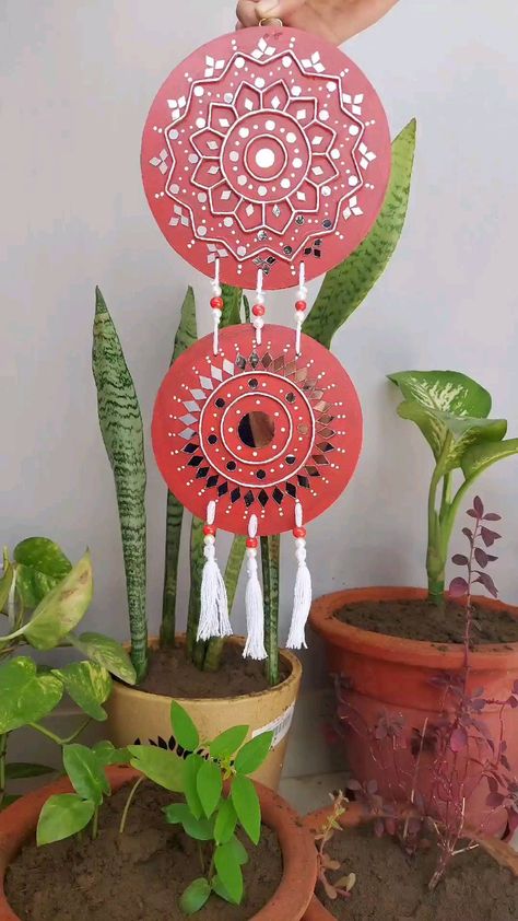 mud_mirror_work_ on Instagram: ON Discount price , Grab this beautiful hanging .... #reelitfeel #reel #instareel #todayreels #discount #sale #handcrafted #wallhangings… Mud Mirror Art, Lippon Art, Lipan Art, Warli Painting, Mirror Crafts, Diy Earrings Polymer Clay, Lippan Art, Crafts Room, Fat Workout