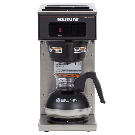 BUNN 13300.0001 VP17-1SS Pourover Coffee Brewer with 1 Warmer, Stainless Steel (120V/60/1PH)*** You can find more details by visiting the image link. (This is an affiliate link) #coffee Pourover Coffee, Bunn Coffee Maker, Coffee Food Truck, Stainless Steel Kitchen Appliances, Ground Coffee Beans, Best Coffee Maker, Glassware Kitchen, Coffee Brewer, Coffee Makers