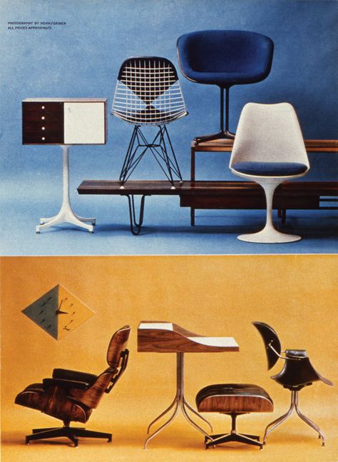 #Eames in this: Beautiful Midcentury!: Design Observer Eames Furniture, Chair And Table, Chairs And Tables, Mcm Furniture, Charles Ray, Retro Furniture, French Furniture, Herman Miller, Furniture Inspiration