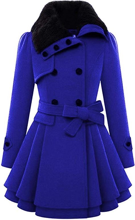 Wool Trench Coat, Winter Chic, Thick Wool, Womens Fall Dress, Trench Coats Women, Vestido Casual, Sweaters And Jeans, Clothing Size Chart, Womens Clothing Sizes