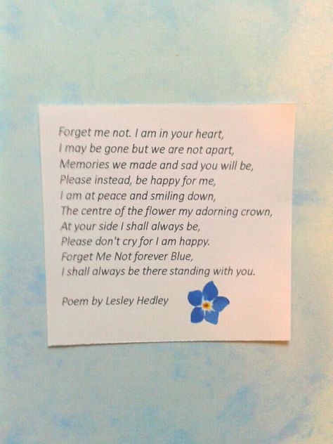 Forget Me Not Crafts, Forget Me Not Flower Meaning, Forget Me Not Meaning, Forget Me Not Quotes, Forget Me Not Poem, Forget Me Not Tattoo Memorial, Forget Me Nots Aesthetic, Forget Me Not Flowers Aesthetic, Not Poem