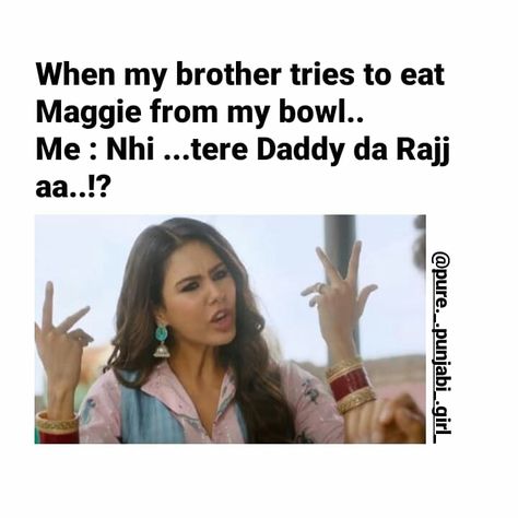 Punjabi Memes Hilarious, Punjabi Funny Quotes Desi Jokes, Punjabi Funny Quotes, Random Jokes, Desi Humour, Hindi Comics, Inspirational Quotes For Girls, Punjabi Funny, Desi Jokes