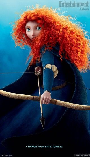 She's Pixar's first female protagonist; she wields a bow and arrow; she even shoots for her own hand...but I think the coolest thing about Merida is her hair. : ) Brave Pixar, Brave Characters, Brave Movie, Brave 2012, Brave Merida, Princess Merida, Disney Brave, Merida Brave, Film Disney