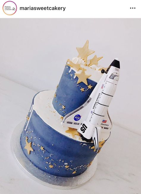 Rocket Cake, Rocket Party, Kids Birthday Party Decoration, Bows Diy Ribbon, Fourth Birthday, Space Birthday, Space Party, Boy Birthday Cake, Cakes For Boys