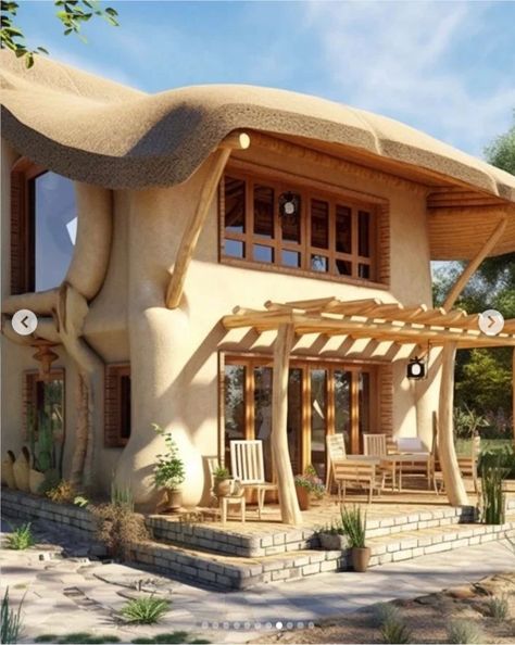 Cob House Design, Cob House Plans, Cob Building, Casa Hobbit, Earthship Home, Mud House, Adobe House, Unusual Homes, Clay Houses