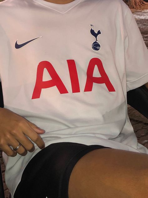 Tottenham Shirt, Spurs Shirt, Tottenham Hotspur, Cute Fits, Premier League, Shirt Outfit, Soccer, Football, White