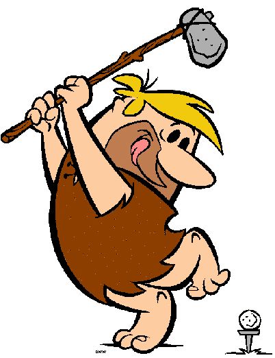 BARNEY playing golf =}=} #juniorgolfclubs Flintstone Cartoon, Inkscape Tutorials, Fred Flintstone, Old School Cartoons, Golf Art, The Flintstones, Classic Cartoon Characters, Golf Humor, Hanna Barbera