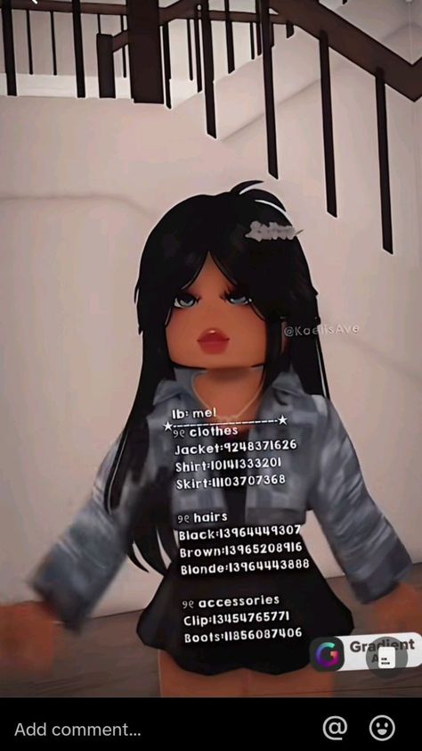 - Fete Emo, Blocksburg Outfit Codes￼, Fancy Dress Code, Pic Code, Roblox Image Ids, Outfits Roblox, Sparkle Outfit, Y2k Hair, Black Hair Roblox