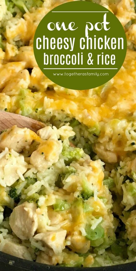 Easy Dinner Recipes One Pot, Cheesy Chicken Broccoli Rice, Easy Skillet Dinner, Chicken Broccoli Rice, Cheesy Chicken Broccoli, Pot Recipes Easy, Broccoli Rice, Rice Casserole, Fancy Dinner