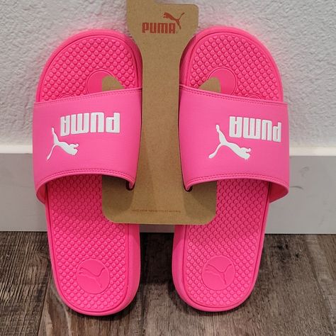 Puma Sandals, Rihanna Puma, Puma Slides, Puma X Fenty, Platform Creepers, Cream Sandals, Pink Pumas, Chunky Platform Sandals, Tie Up Sandals