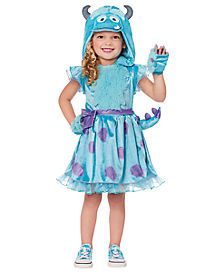 Toddler Sally Dress Costume - The Nightmare Before Christmas - Spirithalloween.com Halloween Monsters Inc, Mike And Sully Costume, Sulley Costume, Sully Costume, Home Halloween Costumes, Halloween Spirit Store, Sally Dress, Toddler Costumes Girl, Halloween Monsters