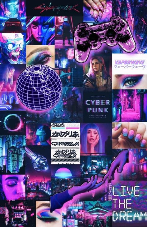 Electro Aesthetic, Cyberpunk Moodboard, Mood Board Inspiration, Colour Board, Mood Boards, Cyberpunk, Mood Board, Pins, Quick Saves