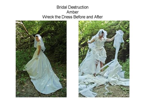 Amber destroys her wedding dress, hoop skirt, veil, hose and crinoline. Divorce Celebration, Hoop Skirt, Crafts To Do, I Dress, Veil, Victorian Dress, Amber, Wedding Dresses, Wedding Dress